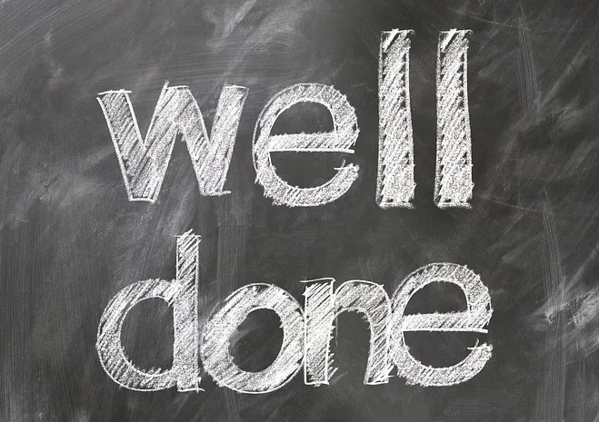 anerkendelse well done