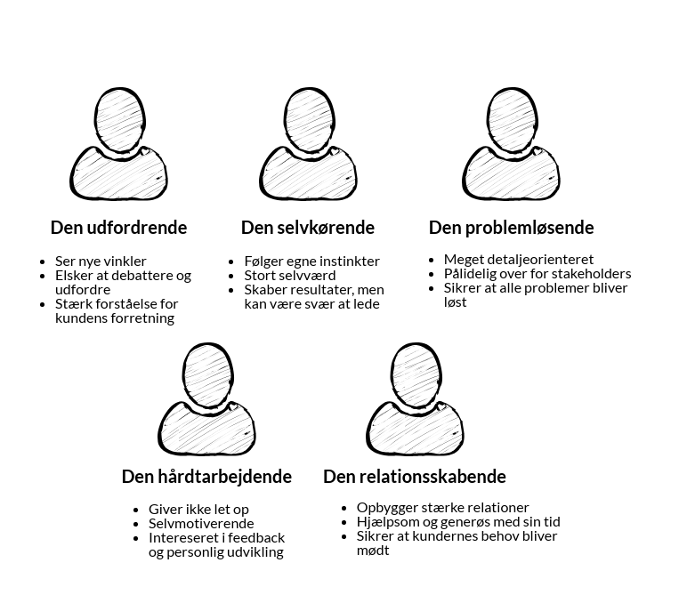 5 sælgerprofiler the challenger sale