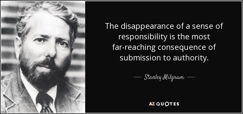 Milgram quote